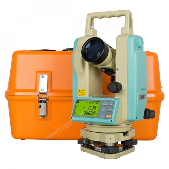 Электронный теодолит RGK T-20 (лазерный отвес) с поверкой Электронный теодолит RGK T-20 (лазерный отвес) с поверкой