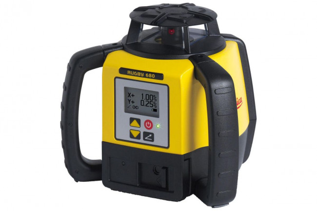 Ротационный нивелир Leica Rugby 680 комплект Ротационный нивелир Leica Rugby 680 комплект