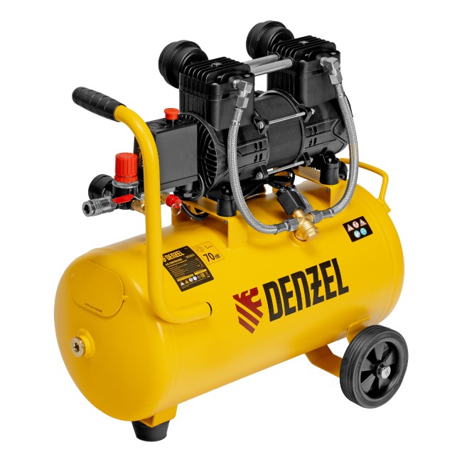 Компрессор безмасляный малошумный DLP-950/24 Denzel