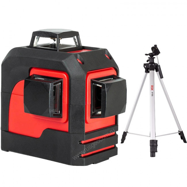 Комплект: лазерный уровень RGK PR-3M + штатив RGK F170
