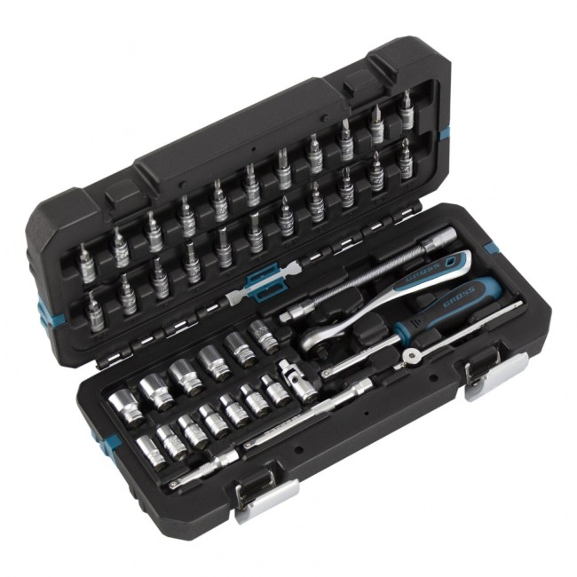 Набор инструментов 1/4", CrV 42 предмета Gross Набор инструментов 1/4", CrV 42 предмета Gross