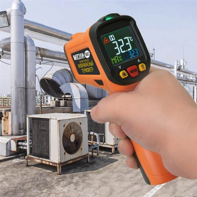 Пирометр ( инфракрасный термометр) МЕГЕОН 16801 Пирометр ( инфракрасный термометр) МЕГЕОН 16801