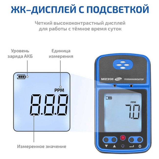 Газоанализатор (измеритель концентрации диоксида азота) МЕГЕОН 08206 Газоанализатор (измеритель концентрации диоксида азота) МЕГЕОН 08206