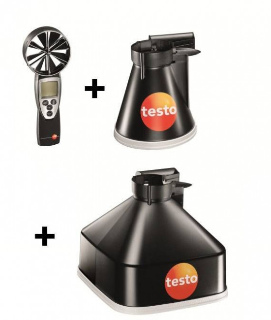 Комплект 1 Testo 417 анемометр с набором воронок Комплект 1 Testo 417 анемометр с набором воронок