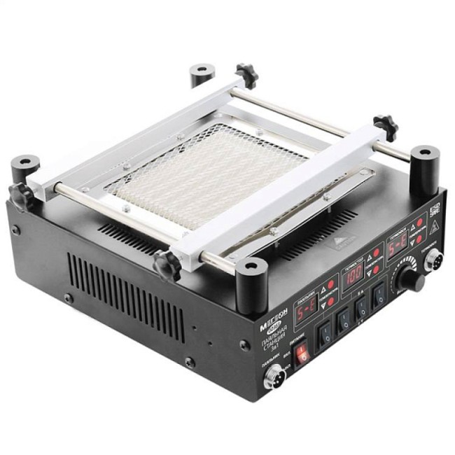 Цифровая паяльная станция 3 в 1 МЕГЕОН 00363 Цифровая паяльная станция 3 в 1 МЕГЕОН 00363