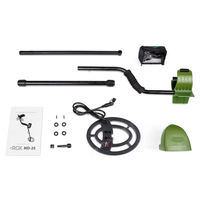 Комплект: металлоискатель RGK MD-25 + пинпоинтер RGK MD-5