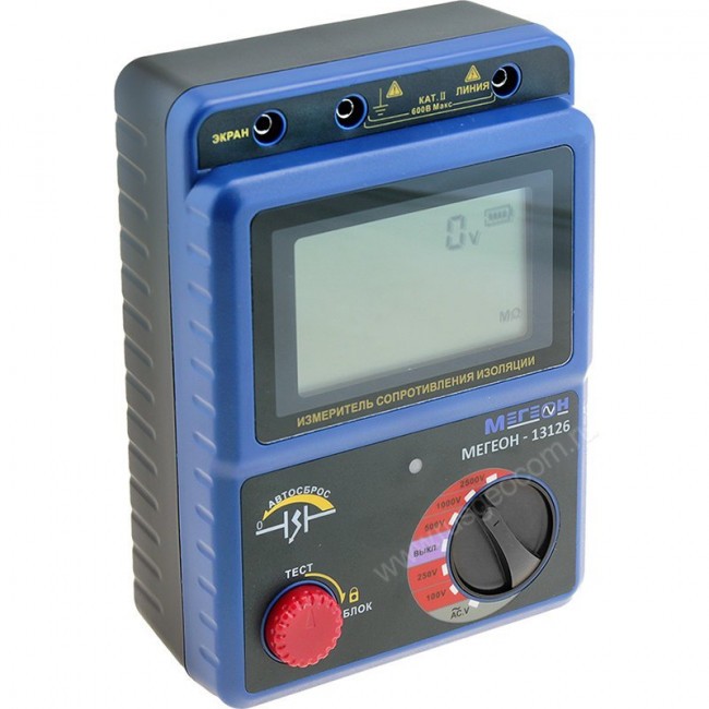 Мегаомметр МЕГЕОН 13126 Мегаомметр МЕГЕОН 13126