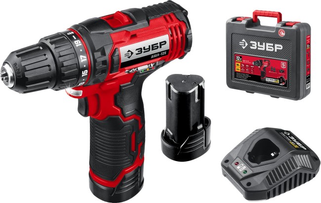 Дрель-шуруповерт ДШЛ-125-22 ЗУБР 2 АКБ Дрель-шуруповерт ДШЛ-125-22 ЗУБР 2 АКБ