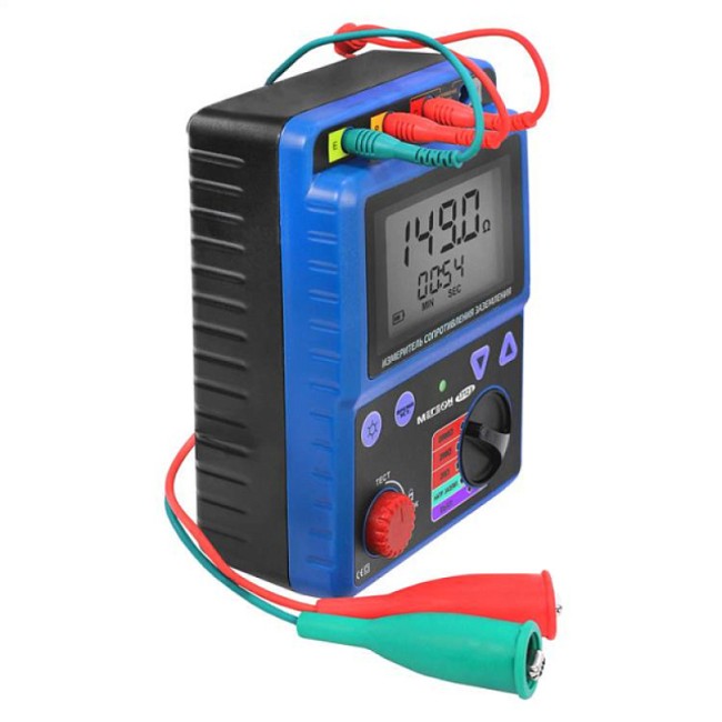 Измеритель сопротивления заземления МЕГЕОН 13123 Измеритель сопротивления заземления МЕГЕОН 13123