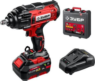Гайковерт ударный ГУЛ-410-41 ЗУБР 1 АКБ Гайковерт ударный ГУЛ-410-41 ЗУБР 1 АКБ