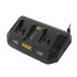Устройство зарядное для аккумуляторов IBC-18-3.0-2, Li-Ion, 18В, 3.0 А, для двух батарей Denzel Устройство зарядное для аккумуляторов IBC-18-3.0-2, Li-Ion, 18В, 3.0 А, для двух батарей Denzel