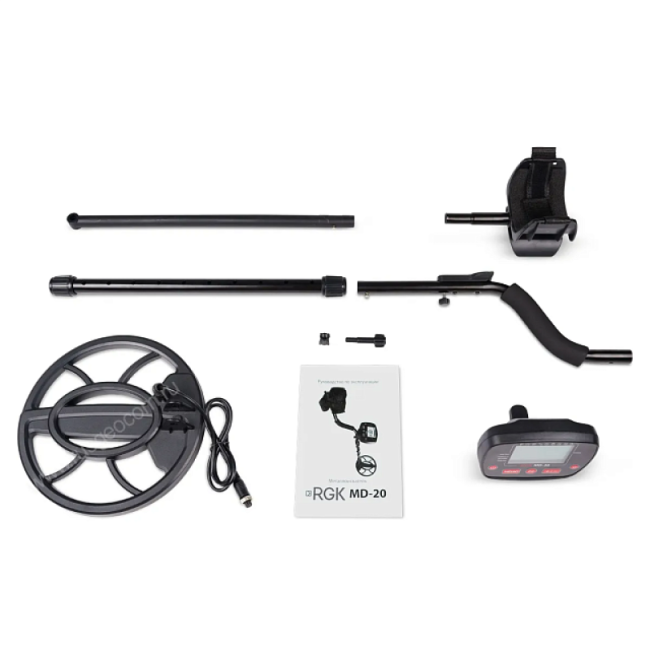Комплект: Металлоискатель RGK MD-20 + пинпоинтер RGK MD-5 Комплект: Металлоискатель RGK MD-20 + пинпоинтер RGK MD-5