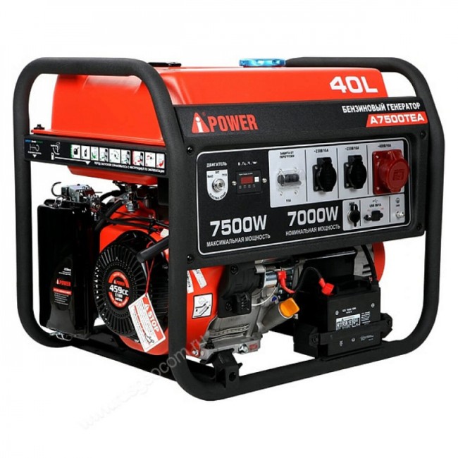 Бензиновый генератор A-iPower A7500TEA + блок автозапуска A-iPower 230В/400В 100А 8 ПИН