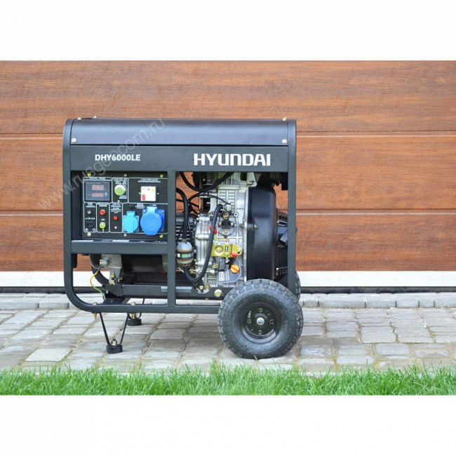Дизельный генератор Hyundai DHY 6000LE Дизельный генератор Hyundai DHY 6000LE