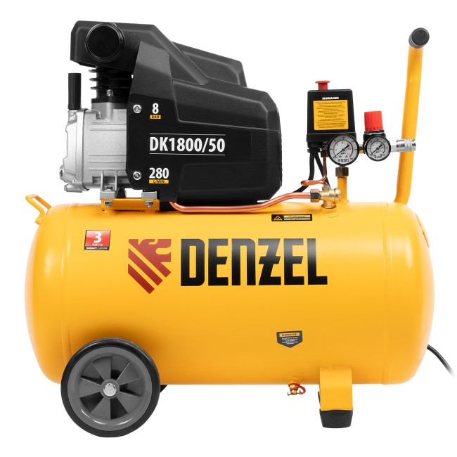 Компрессор воздушный коаксиальный DK1800/50 Х-PRO Denzel Компрессор воздушный коаксиальный DK1800/50 Х-PRO Denzel