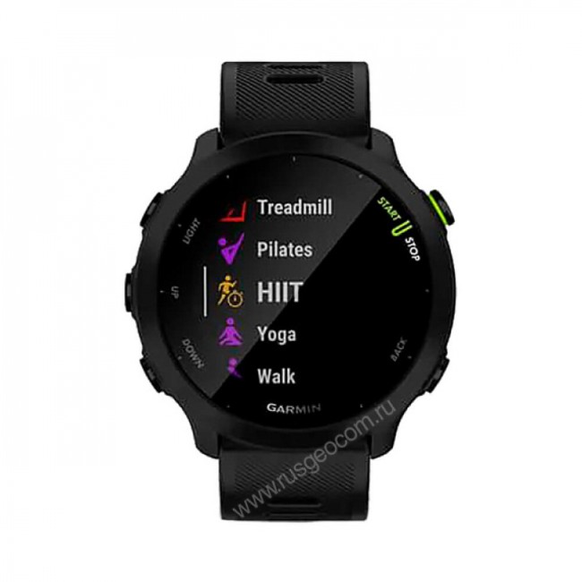 Часы Garmin Forerunner 55 черные Часы Garmin Forerunner 55 черные