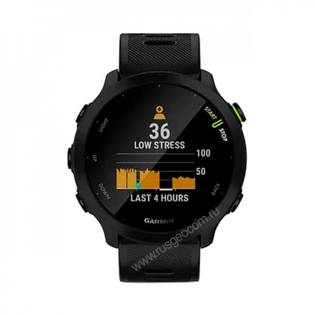 Часы Garmin Forerunner 55 черные Часы Garmin Forerunner 55 черные