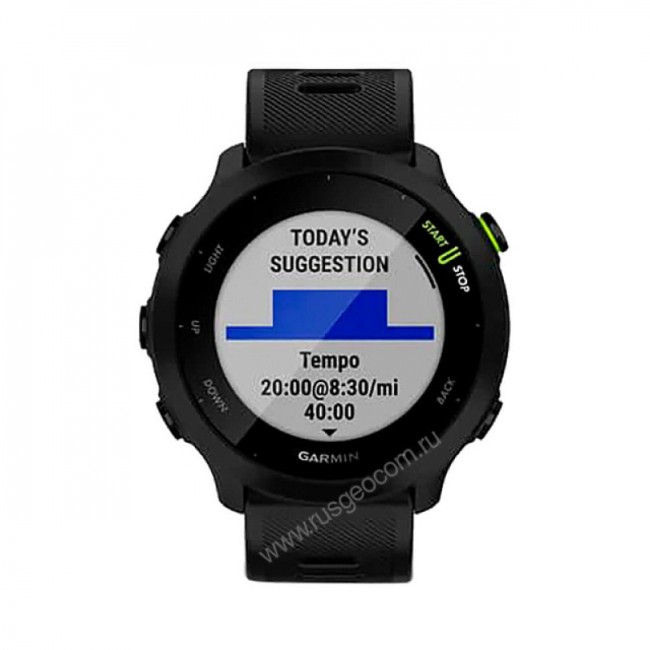 Часы Garmin Forerunner 55 черные Часы Garmin Forerunner 55 черные