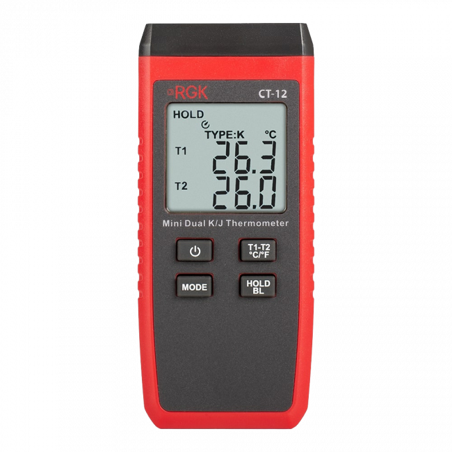 Термометр RGK CT-12 с поверхностными зондами TR-10S