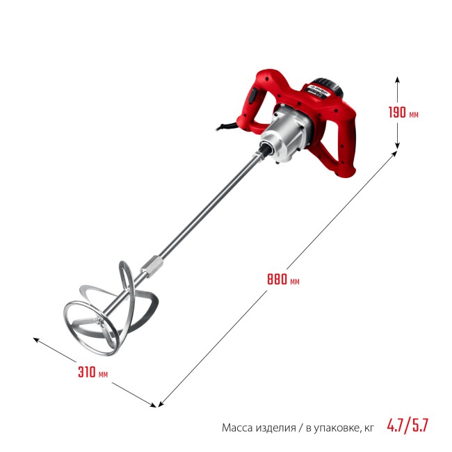 Строительный миксер МР-1050-1 ЗУБР Строительный миксер МР-1050-1 ЗУБР