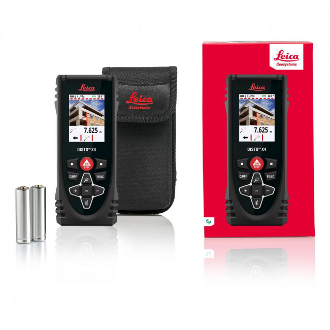 Комплект лазерного дальномера Leica Disto X4 Комплект лазерного дальномера Leica Disto X4