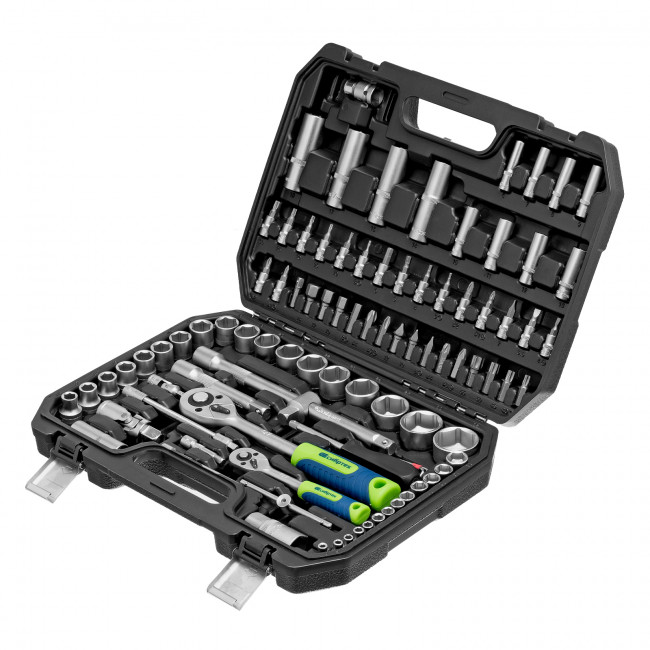 Набор инструментов 1/2", 1/4" 94 предмета Сибртех Набор инструментов 1/2", 1/4" 94 предмета Сибртех