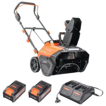 Снегоуборщик аккумуляторный Patriot PE 4542 LCT с 2хАКБ 4 Ач + ЗУ двойное