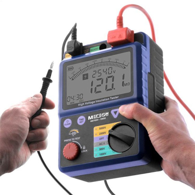 Измеритель сопротивления изоляции (мегаомметр) МЕГЕОН 13900 с поверкой Измеритель сопротивления изоляции (мегаомметр) МЕГЕОН 13900 с поверкой