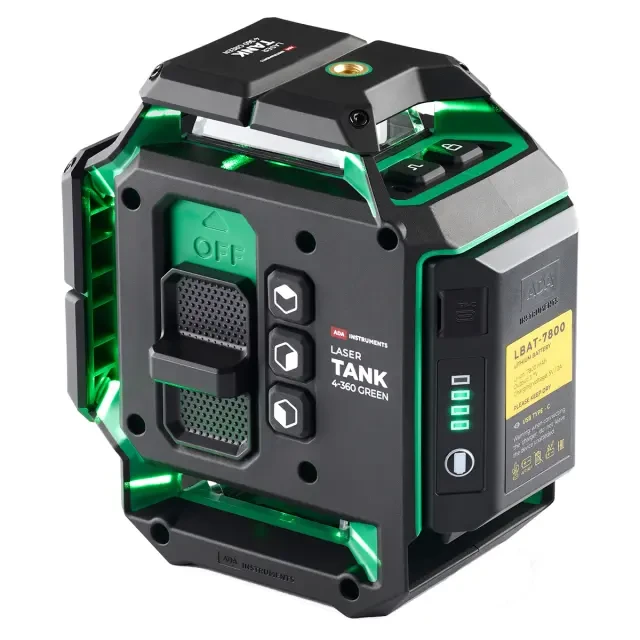 Лазерный уровень ADA LaserTANK 4-360 GREEN Ultimate Edition Лазерный уровень ADA LaserTANK 4-360 GREEN Ultimate Edition