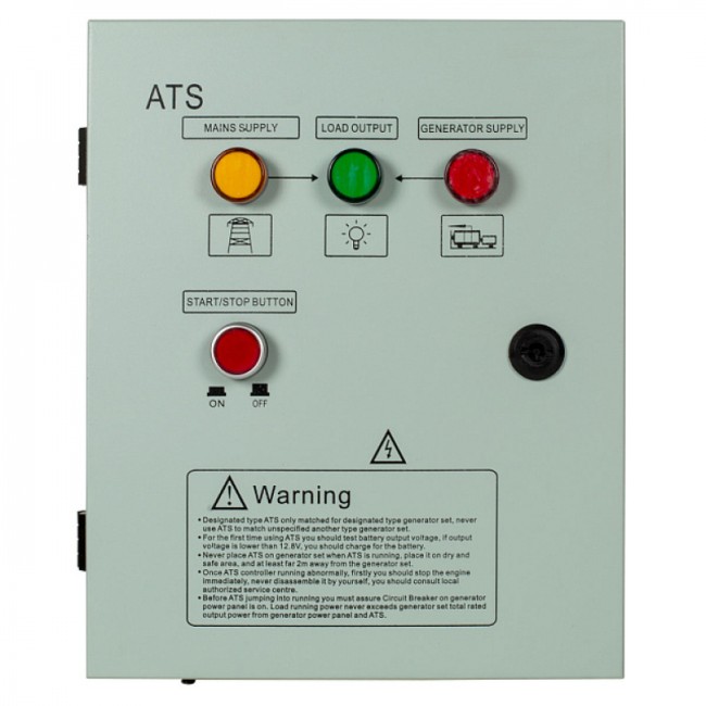 Блок АВР для дизельного генератора АМО 40А 220 В Блок АВР для дизельного генератора АМО 40А 220 В