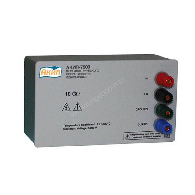 Мера сопротивления АКИП-7503-10МОм Мера сопротивления АКИП-7503-10МОм