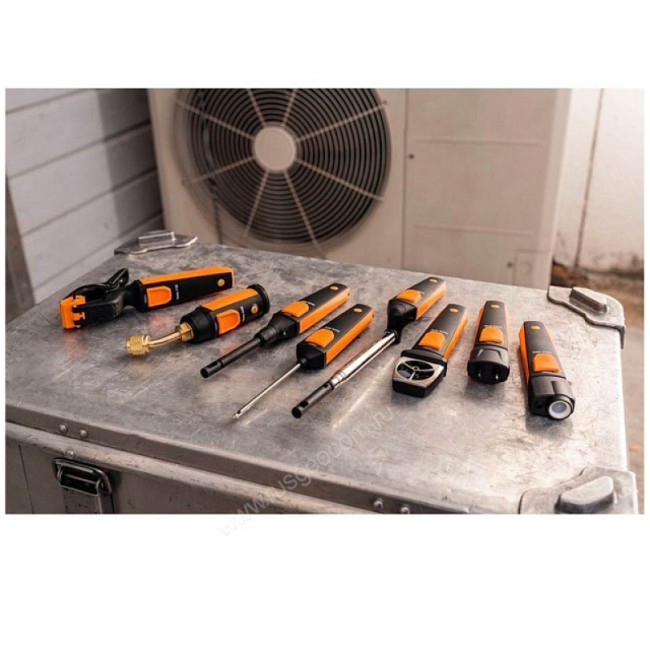 Набор смарт-зондов для холодильных и вентиляционных систем (кейс/2x testo 549i 2 Gen,2x testo 115i 2 Gen ,2x 605i 2 Gen, 805i, 405i,410i, 905i, 510i), протокол калибровки, батарейки Набор смарт-зондов для холодильных и вентиляционных систем (кейс/2x testo 549i 2 Gen,2x testo 115i 2 Gen ,2x 605i 2 Gen, 805i, 405i,410i, 905i, 510i), протокол калибровки, батарейки