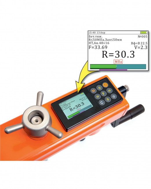 Измеритель прочности бетона ОНИКС-1.ОС 100 TFT
