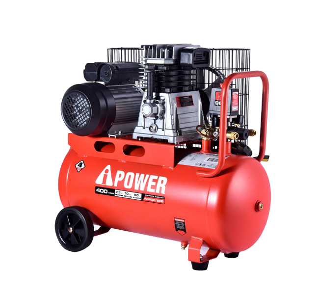 Компрессор поршневой масляный ременной AC400/50B A-iPower Компрессор поршневой масляный ременной AC400/50B A-iPower
