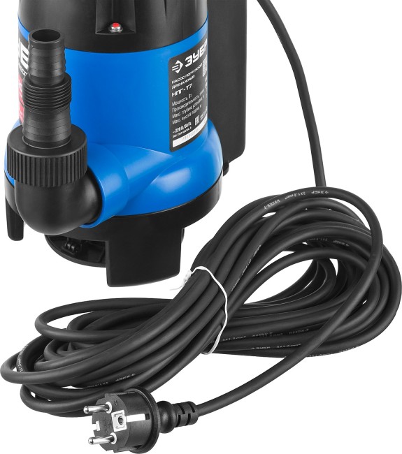 Дренажный насос для грязной воды Профессионал НПГ-Т7-400 ЗУБР АкваСенсор 400 Вт Дренажный насос для грязной воды Профессионал НПГ-Т7-400 ЗУБР АкваСенсор 400 Вт