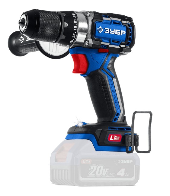 Бесщеточная дрель-шуруповерт DB-70 ЗУБР ПРОФЕССИОНАЛ 20 В, 70 Н·м, без АКБ (LMS) Бесщеточная дрель-шуруповерт DB-70 ЗУБР ПРОФЕССИОНАЛ 20 В, 70 Н·м, без АКБ (LMS)