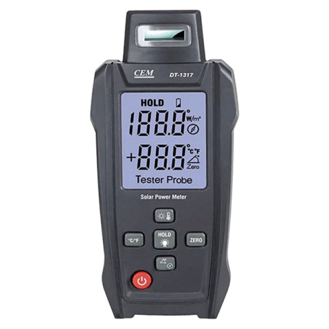 Измеритель интенсивности солнечного излучения CEM DT-1317 Измеритель интенсивности солнечного излучения CEM DT-1317
