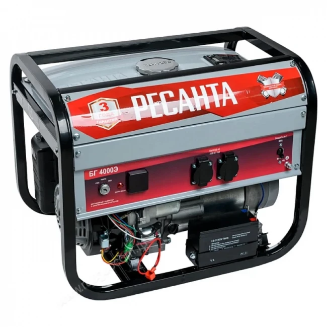 Бензиновый генератор Ресанта БГ 4000 Э Бензиновый генератор Ресанта БГ 4000 Э
