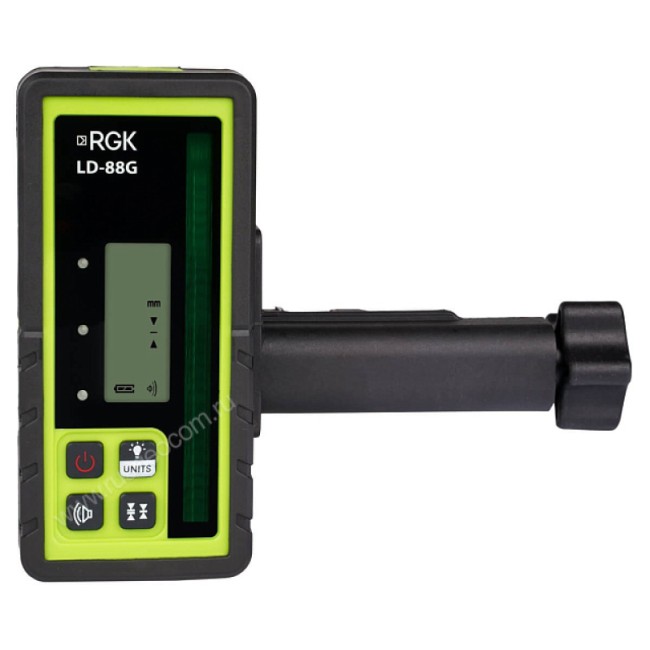 Комплект: ротационный нивелир RGK SP-100G + элевационный штатив RGK SH-170 + рейка RGK LR-2 + дальномер RGK DL100G Комплект: ротационный нивелир RGK SP-100G + элевационный штатив RGK SH-170 + рейка RGK LR-2 + дальномер RGK DL100G