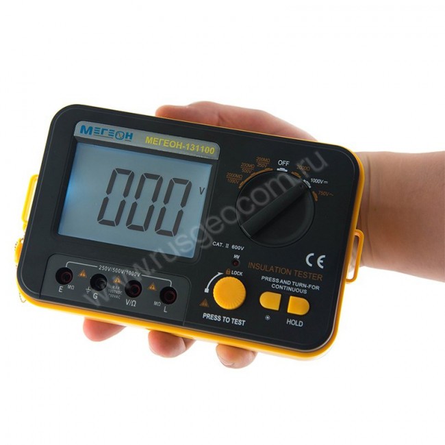 Мегаомметр МЕГЕОН 131100 Мегаомметр МЕГЕОН 131100