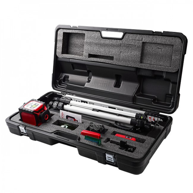 Комплект ротационного нивелира с элевационным штативом RGK SP-100G COMBO Комплект ротационного нивелира с элевационным штативом RGK SP-100G COMBO