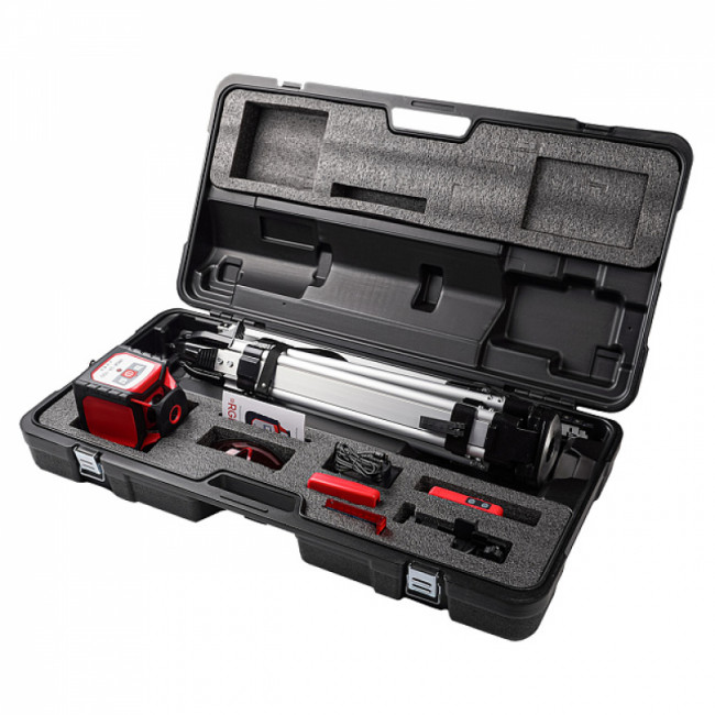 Комплект ротационного нивелира с раздвижным штативом RGK SP-100 COMBO Комплект ротационного нивелира с раздвижным штативом RGK SP-100 COMBO